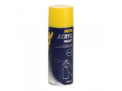 MANNOL 9674 Acryl Paint Black 450ml от MANNOL MANNOL 9674 Acryl Paint Black 450ml