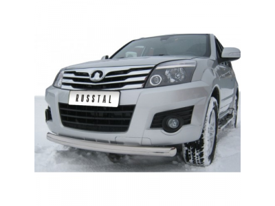 Great Wall (Hover H3) Защита переднего бампера d76 (дуга) GH3Z-000302 от RUSSTAL Great Wall (Hover H3) Защита переднего бампера d76 (дуга) GH3Z-000302
