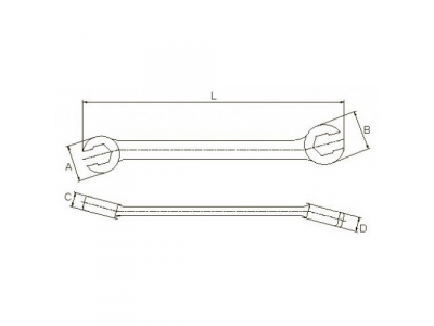 Ключ разрезной 1/2" x 9/16" от LICOTA Ключ разрезной 1/2" x 9/16"