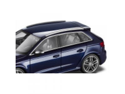 Модель автомобиля Audi S3 Sportback, Scale 1:43, Estoril Blue от VAG Модель автомобиля Audi S3 Sportback, Scale 1:43, Estoril Blue