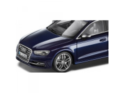Модель автомобиля Audi S3 Sportback, Scale 1:43, Estoril Blue от VAG Модель автомобиля Audi S3 Sportback, Scale 1:43, Estoril Blue