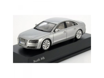 Модель автомобиля Audi A8 MJ, Scale 1:43, Floret Silver от VAG Модель автомобиля Audi A8 MJ, Scale 1:43, Floret Silver